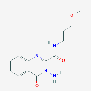 3-amino-N-(3-methoxypropyl)-4-oxoquinazoline-2-carboxamide