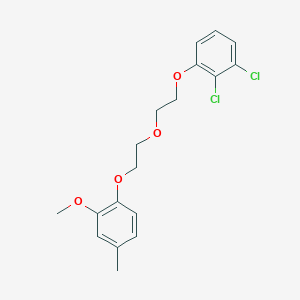 1,2-Dichloro-3-[2-[2-(2-methoxy-4-methylphenoxy)ethoxy]ethoxy]benzene