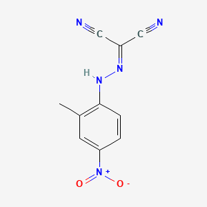 Propanedinitrile, ((2-methyl-4-nitrophenyl)hydrazono)-