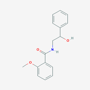 molecular formula C16H17NO3 B1659357 N-(2-Hydroxy-2-phenylethyl)-2-methoxybenzamide CAS No. 647018-30-2