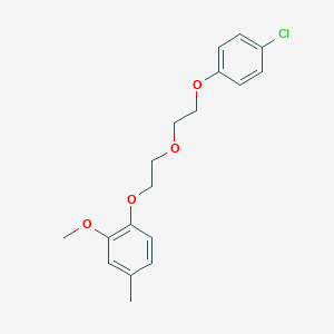 1-[2-[2-(4-Chlorophenoxy)ethoxy]ethoxy]-2-methoxy-4-methylbenzene
