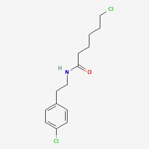 6-chloro-N-[2-(4-chlorophenyl)ethyl]hexanamide