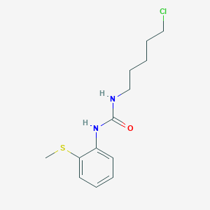 1-(5-Chloropentyl)-3-(2-methylsulfanylphenyl)urea