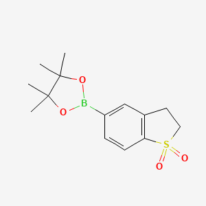 5-(4,4,5,5-Tetramethyl-1,3,2-dioxaborolan-2-yl)-2,3-dihydro-1-benzothiophene 1,1-dioxide