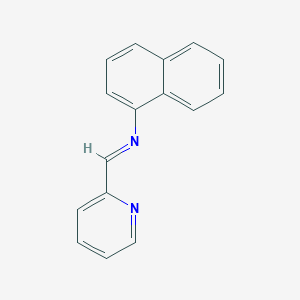 1-Naphthalenamine, N-(2-pyridinylmethylene)-