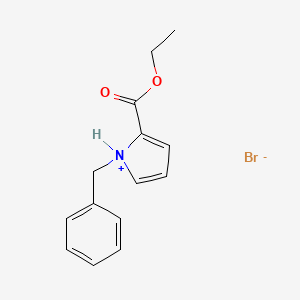 1-benzyl-2-(ethoxycarbonyl)-1H-pyrrolium bromide