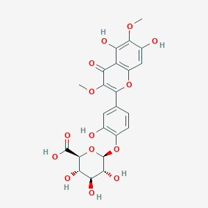 molecular formula C23H22O14 B1659421 Spinatoside CAS No. 65039-74-9