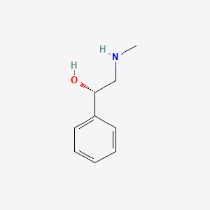 molecular formula C9H13NO B1659425 (+)-Halostachine CAS No. 65058-52-8