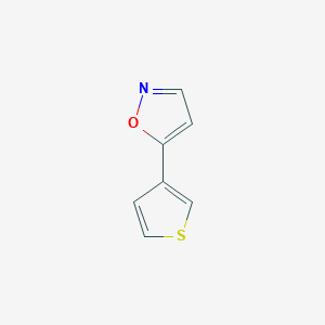 B165943 5-(3-Thienyl)isoxazole CAS No. 138716-30-0