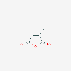 molecular formula C5H4O3 B165944 Citraconic anhydride CAS No. 616-02-4