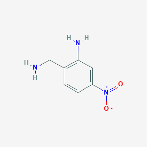 molecular formula C7H9N3O2 B1659444 2-(Aminomethyl)-5-nitroaniline CAS No. 651733-09-4