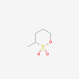 molecular formula C5H10O3S B1659451 3-Methyl-1,2lambda~6~-oxathiane-2,2-dione CAS No. 652143-82-3