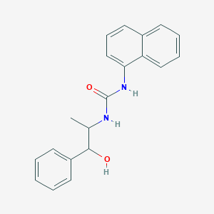 1-(1-Hydroxy-1-phenylpropan-2-yl)-3-naphthalen-1-ylurea