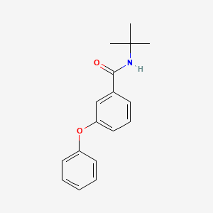 molecular formula C17H19NO2 B1659461 N-tert-butyl-3-phenoxybenzamide CAS No. 65261-11-2