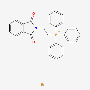 molecular formula C28H23BrNO2P B1659463 (2-Phthalimidoethyl)triphenylphosphonium bromide CAS No. 65273-64-5