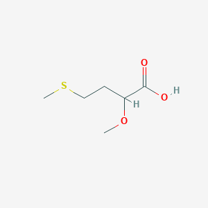 B1659466 2-Methoxy-4-(methylsulfanyl)butanoic acid CAS No. 652968-10-0