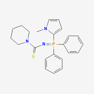 N-[(1-methylpyrrol-2-yl)-diphenyl-phosphoranylidene]piperidine-1-carbothioamide