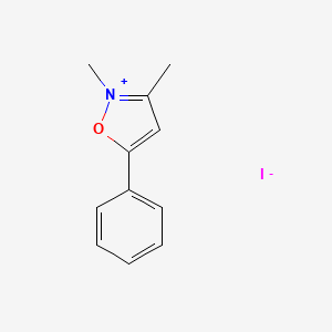 2,3-Dimethyl-5-phenyl-1,2-oxazol-2-ium iodide