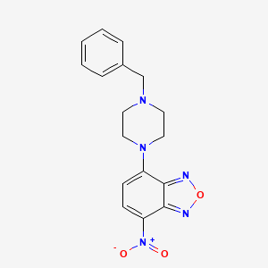 Benzofurazan, 4-nitro-7-(4-(phenylmethyl)-1-piperazinyl)-
