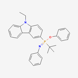 Tert-butyl-(9-ethylcarbazol-3-yl)-phenoxy-phenylimino-lambda5-phosphane