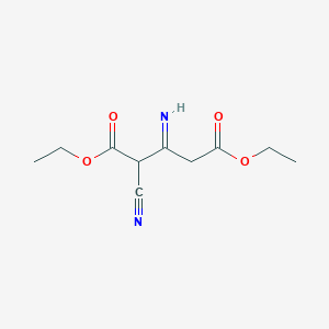 Diethyl 2-cyano-3-iminopentanedioate