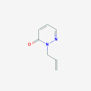 molecular formula C7H8N2O B1659504 3(2H)-Pyridazinone, 2-(2-propenyl)- CAS No. 65536-87-0