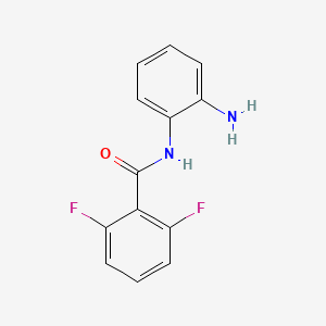 molecular formula C13H10F2N2O B1659535 N-(2-aminophenyl)-2,6-difluorobenzamide CAS No. 658039-32-8