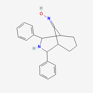 N-(2,4-diphenyl-3-azabicyclo[3.3.1]nonan-9-ylidene)hydroxylamine