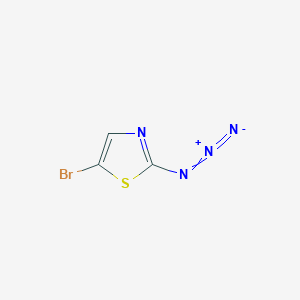 molecular formula C3HBrN4S B1659554 2-Azido-5-bromo-1,3-thiazole CAS No. 65934-45-4
