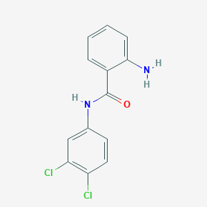 molecular formula C13H10Cl2N2O B1659560 2-amino-N-(3,4-dichlorophenyl)benzamide CAS No. 65960-74-9