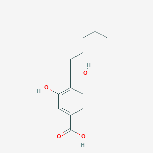 molecular formula C15H22O4 B1659561 Sydonic acid CAS No. 65967-73-9