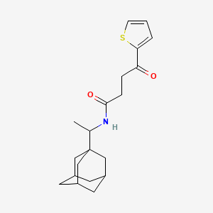 N-[1-(1-adamantyl)ethyl]-4-oxo-4-thiophen-2-ylbutanamide