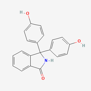 1H-Isoindol-1-one, 2,3-dihydro-3,3-bis(4-hydroxyphenyl)-