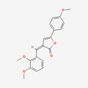 molecular formula C20H18O5 B1659594 3-(2,3-Dimethoxy-benzylidene)-5-(4-methoxy-phenyl)-3H-furan-2-one CAS No. 6621-90-5