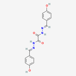 N'~1~,N'~2~-bis[(1E)-(4-hydroxyphenyl)methylene]ethanedihydrazide