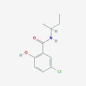 molecular formula C11H14ClNO2 B1659606 n-(Butan-2-yl)-5-chloro-2-hydroxybenzamide CAS No. 6626-76-2