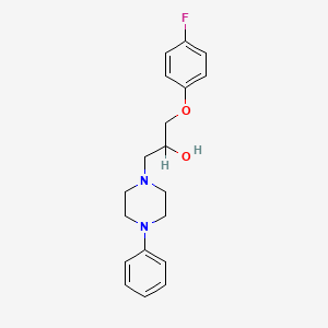 alpha-(p-Fluorophenoxymethyl)-4-phenyl-1-piperazineethanol
