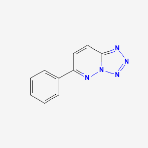 molecular formula C10H7N5 B1659621 6-Phenyltetrazolo[1,5-b]pyridazine CAS No. 66362-61-6