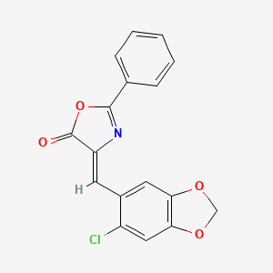 4-(6-Chloro-benzo[1,3]dioxol-5-ylmethylene)-2-phenyl-4H-oxazol-5-one
