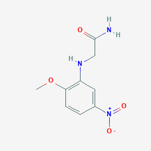 N~2~-(2-Methoxy-5-nitrophenyl)glycinamide