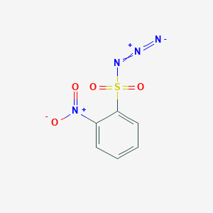 molecular formula C6H4N4O4S B1659639 o-Nitrobenzenesulfonyl Azide CAS No. 6655-31-8