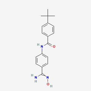 N-[4-(N-Hydroxycarbamimidoyl)phenyl]-4-tert-butyl-benzamide