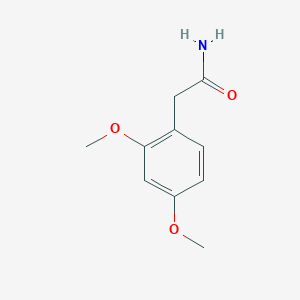 molecular formula C10H13NO3 B1659644 2-(2,4-Dimethoxyphenyl)acetamide CAS No. 666175-56-0