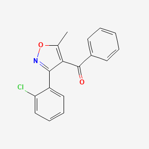 [3-(2-Chlorophenyl)-5-methylisoxazol-4-yl](phenyl)methanone