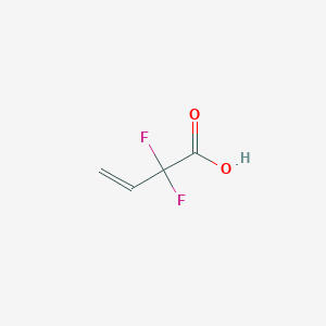 molecular formula C4H4F2O2 B1659649 2,2-Difluorobut-3-enoic acid CAS No. 66718-30-7