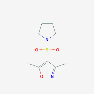 3,5-Dimethyl-4-pyrrolidin-1-ylsulfonyl-1,2-oxazole