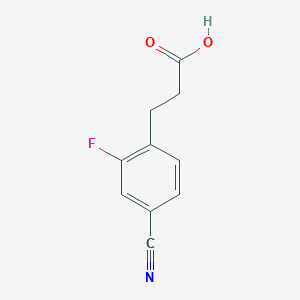 3-(4-Cyano-2-fluorophenyl)propanoic acid