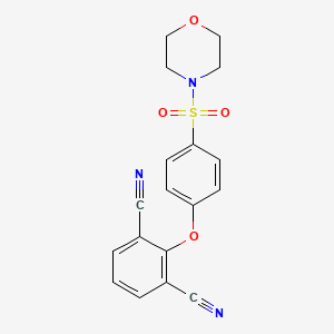 Morpholine, 4-[[4-(2,6-dicyanophenoxy)phenyl]sulfonyl]-