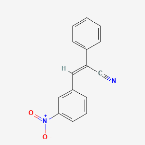 molecular formula C15H10N2O2 B1659687 (Z)-3-(3-nitrophenyl)-2-phenylprop-2-enenitrile CAS No. 6720-37-2