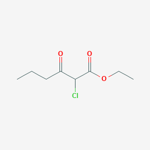 molecular formula C8H13ClO3 B1659690 Ethyl 2-chloro-3-oxohexanoate CAS No. 67271-32-3